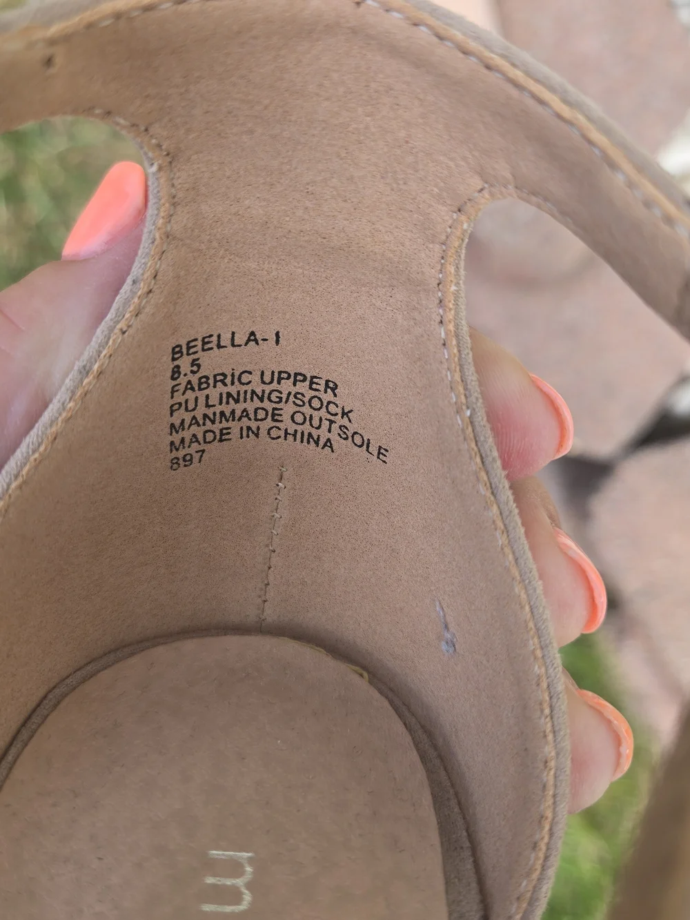 Madden Girl Beella-1 Rhinestone Ankle Strap Block Heel Sandals Nude/AB Size 8.5 - Picture 2 of 7